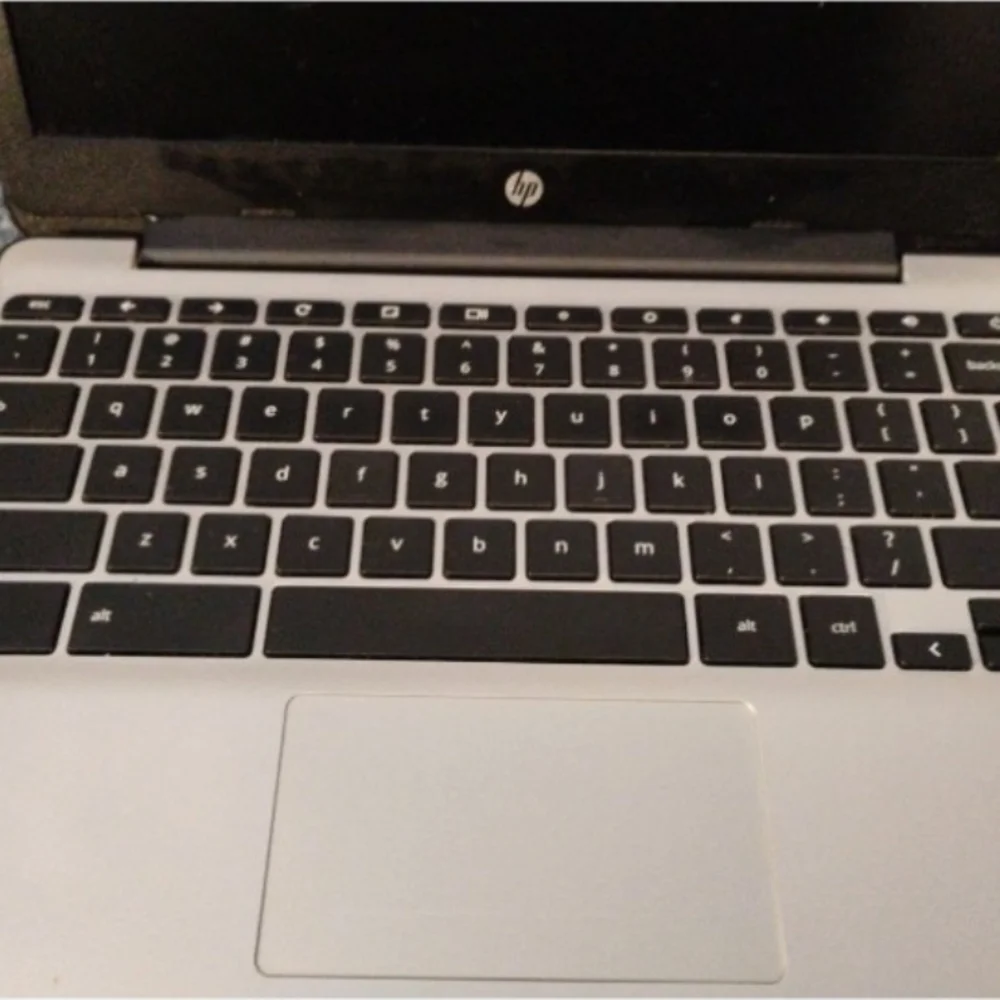 HP Black and Silver Laptop